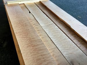 Quilted Maple lumber