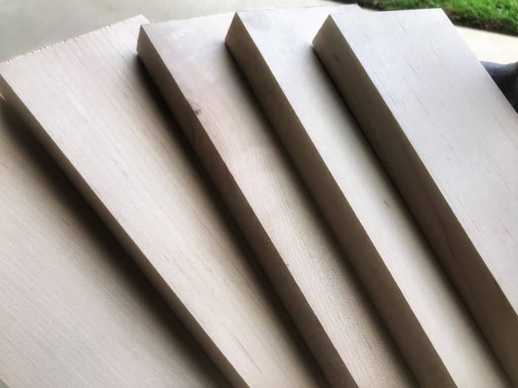 Quartersawn Maple Craft Boards