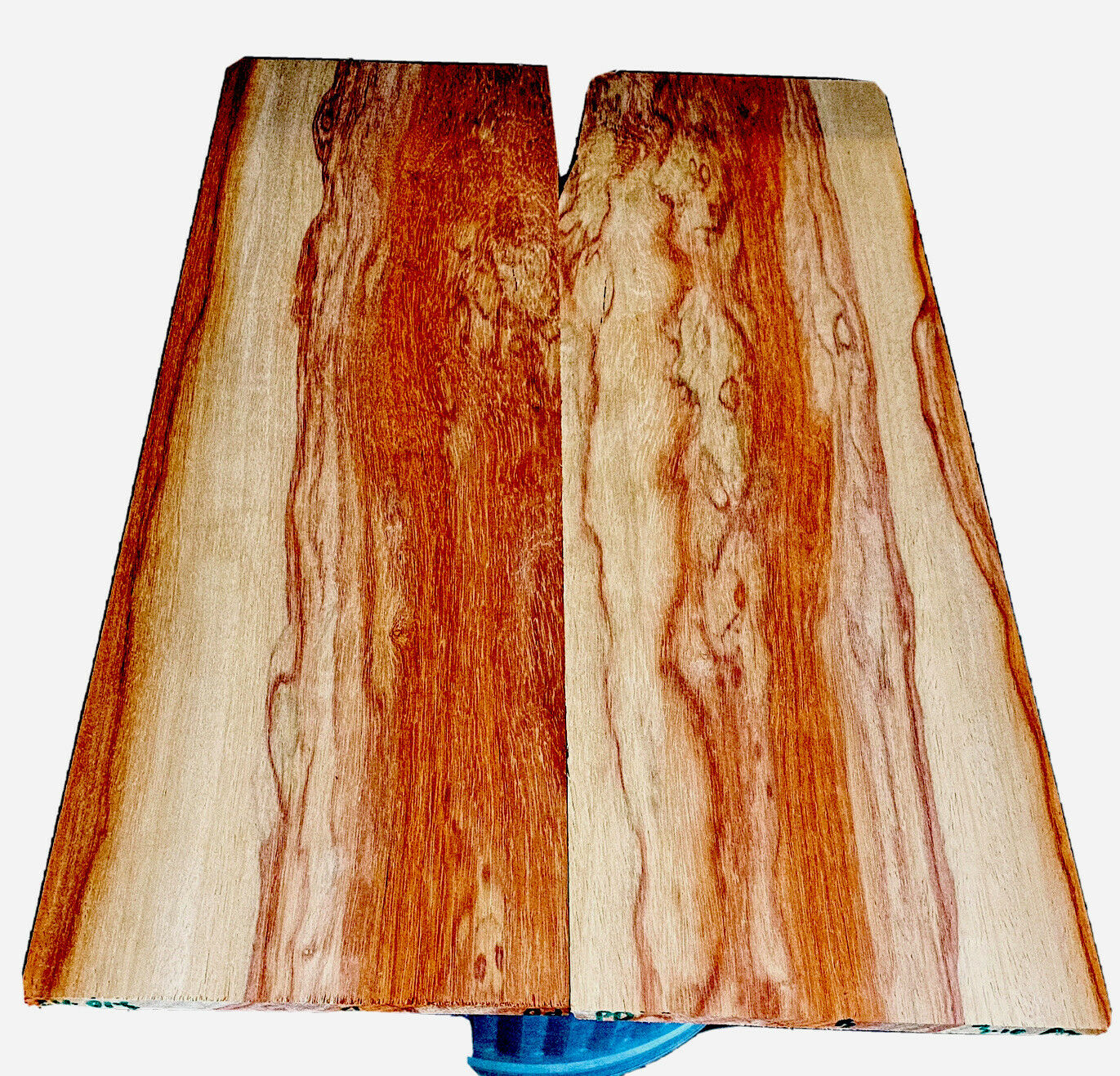 Marbled Padauk Figured Wood COMMERCIAL FOREST PRODUCTS2021   RARE🥓 Marbled Figured Padauk 5 16 X75 X 22 