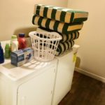 Maine Woods Retreat laundry room