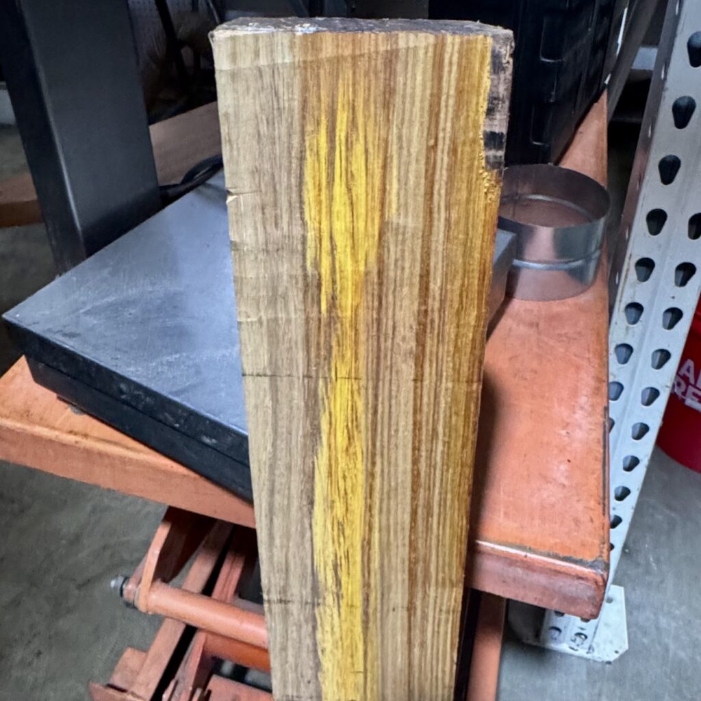 canary wood lumber figured 8/4